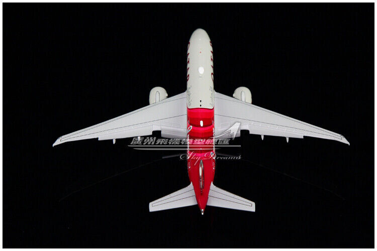1:400 JC Wings QATAR BOEING 777-200LR Passenger Airplane Flap Down Diecast Model