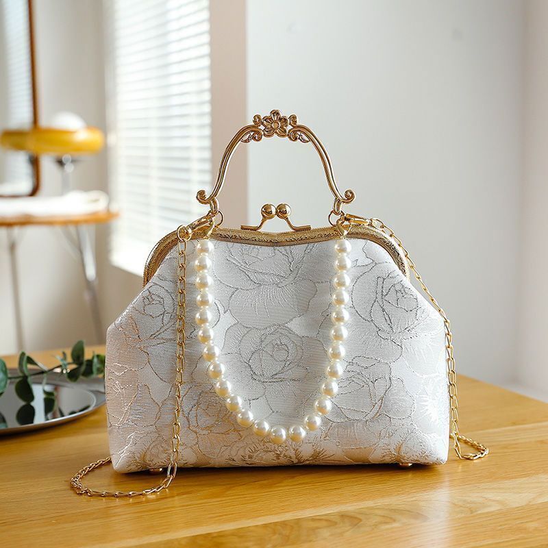 Bag Beads Wedding Bags Women Shoulder Crossbody Bag Chain Women's Handbags