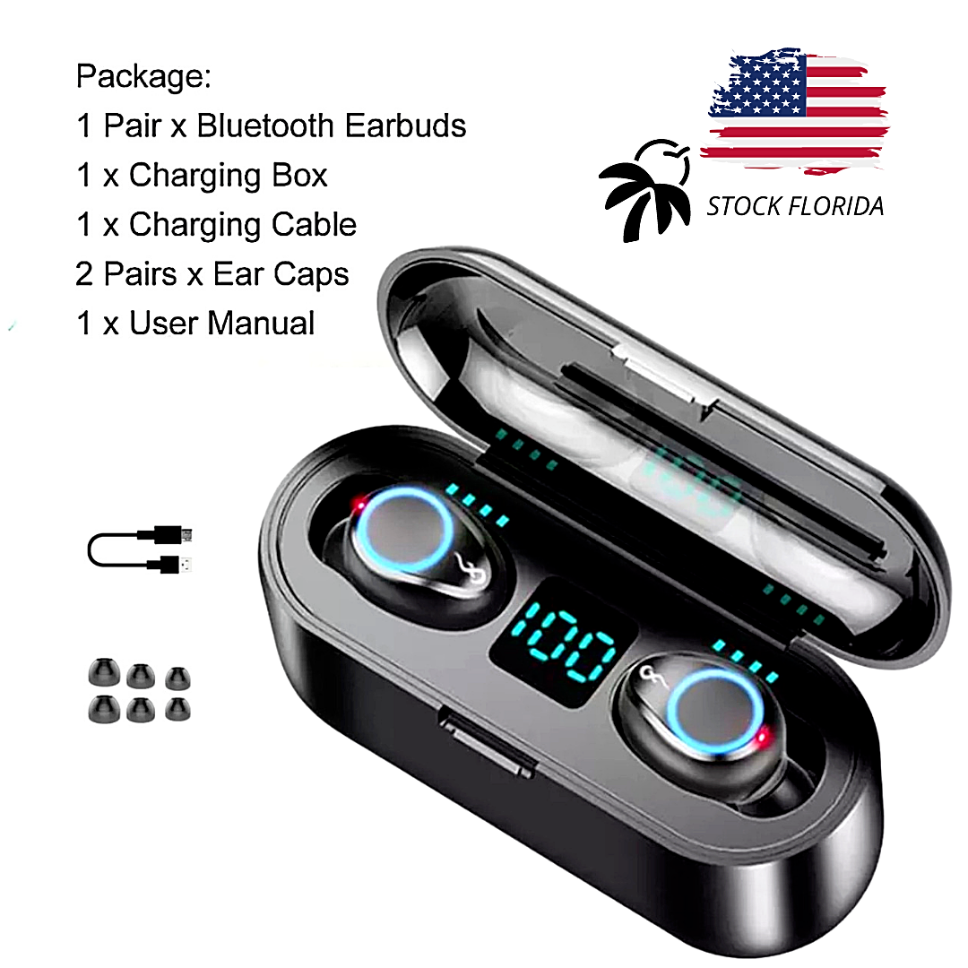 Audifonos Bluetooth 5.0 Inalambricos Auriculares Para Telefonos Celular Tablet