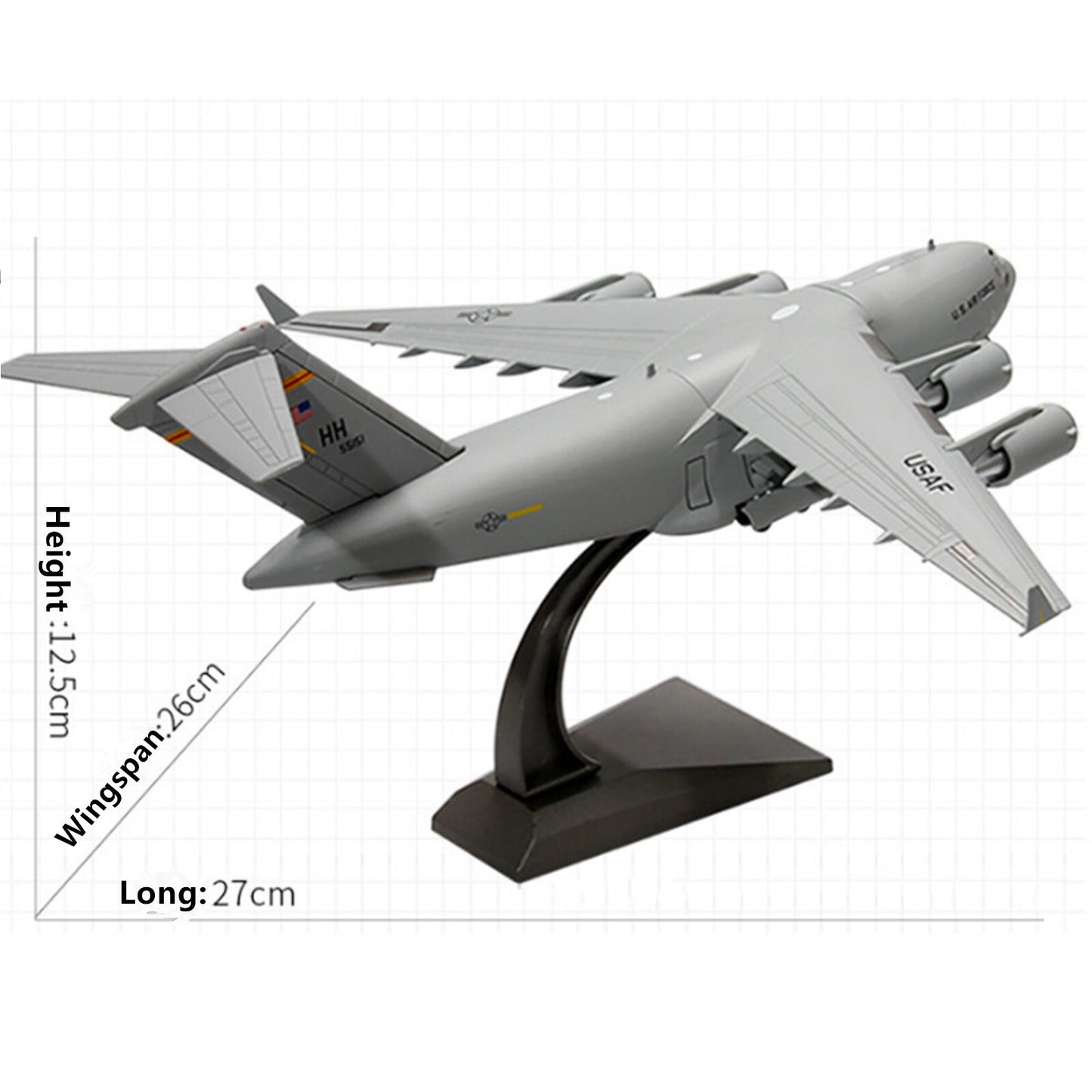 1:200 American Navy Army C-17 Transport Aircraft Fighter Model Collection Gifts