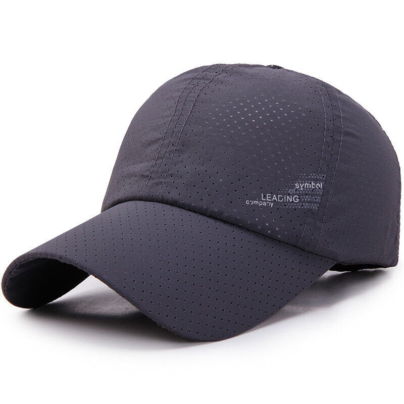 Unisex Quick Dry Baseball Cap Snapback Hat Breathable Sport Summer Outwear Hats