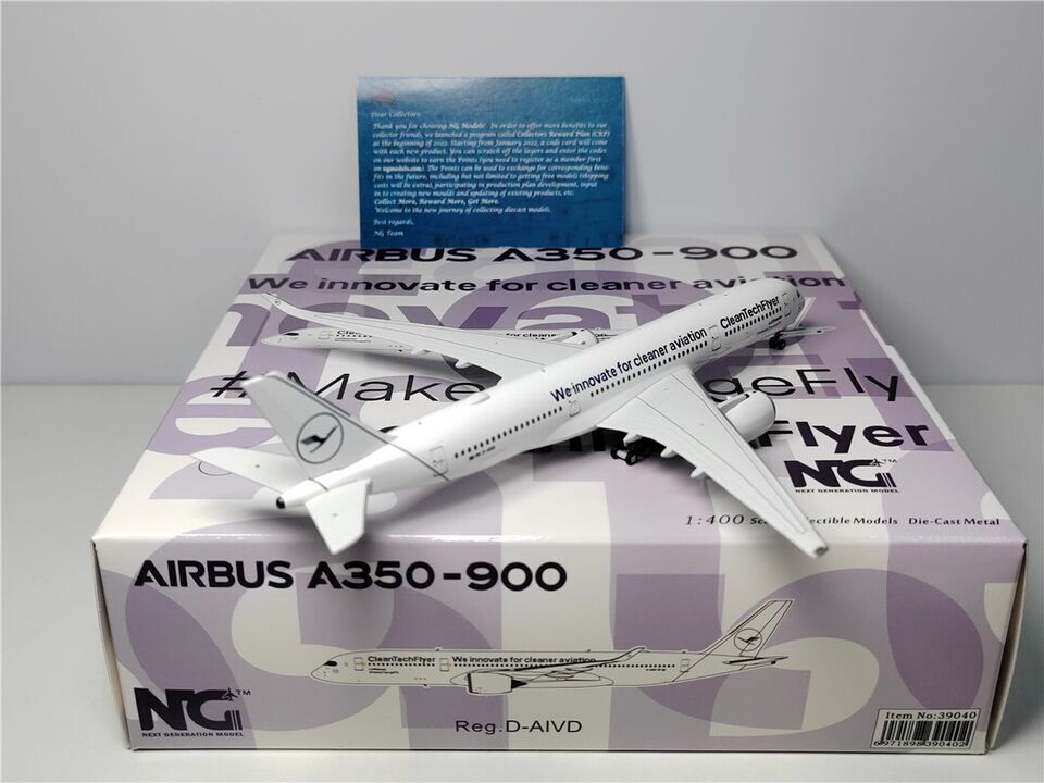 1:400 NG Model Lufthansa AIRBUS A350-900 Passenger Airplane Diecast Plane Model