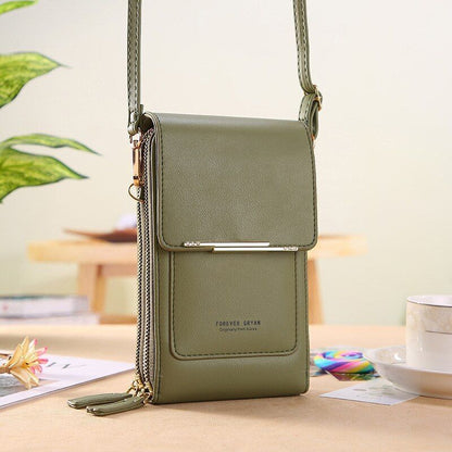 Women Handbag Synthetic Leather Shoulder Bags Phone Purse Large Crossbody Bags