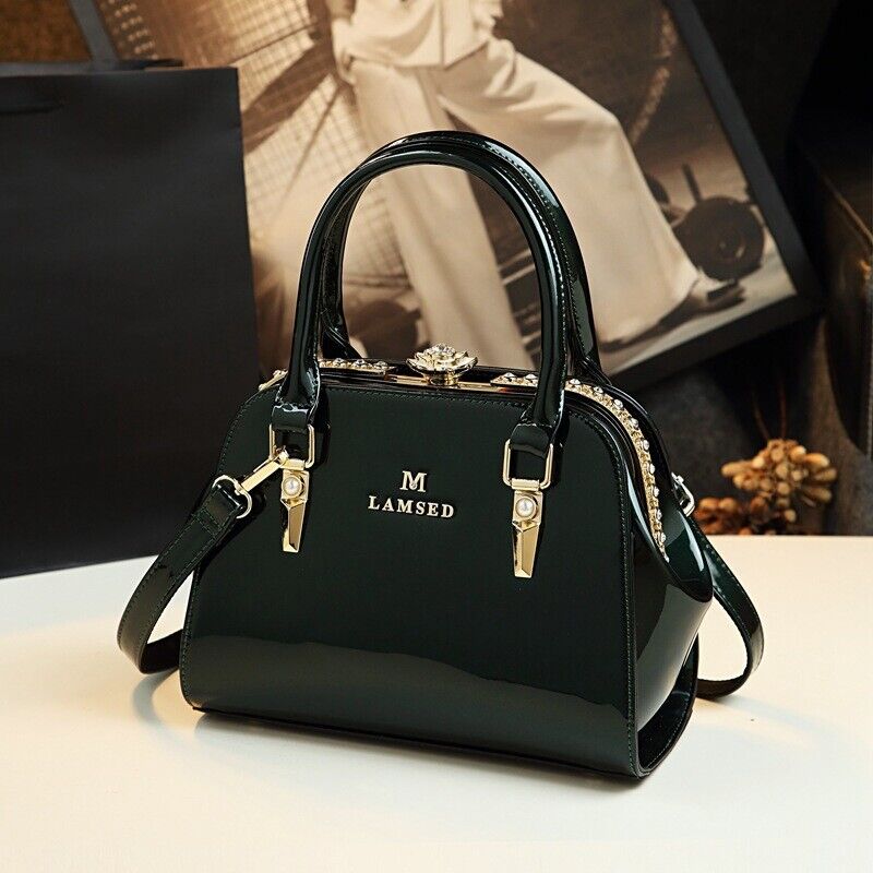 Genuine Leather Lady Bag Middle-aged Mother Bag All-match Handbag Shoulder Messe
