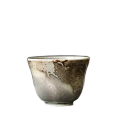 Jingdezhen Thin Glaze Kiln Baked Crystal Glaze Firewood Tea Cup Master Cup Tea