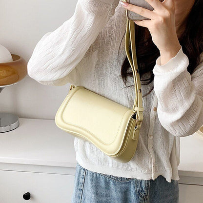 Luxury Synthetic Leather Shoulder Crossbody Bag Underarm Purse Handbag 24*15*6CM