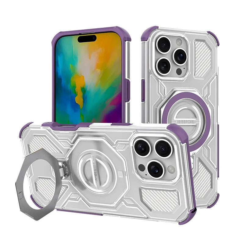 Magnetic Anti-Shock Full Protection Mobile Phone Case for iPhone 17 ProMax/16/15