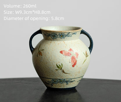 16pcs/lot Ceramic Tea Set Handpainted Craft Tea Pot Cups Pitcher Tureen Holder