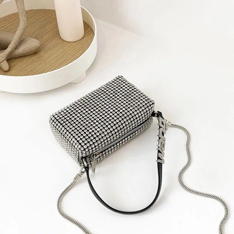 Shoulder Bags Handbag Crossbody Purse Shining Diamond 19*11*7 CM /17*10*7 CM 1PC