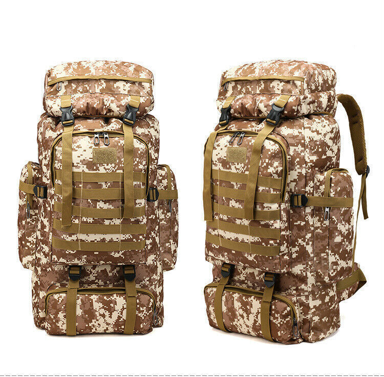 Molle Tactical Backpack Military Hiking Camping Backpack Rucksack Sports Bag