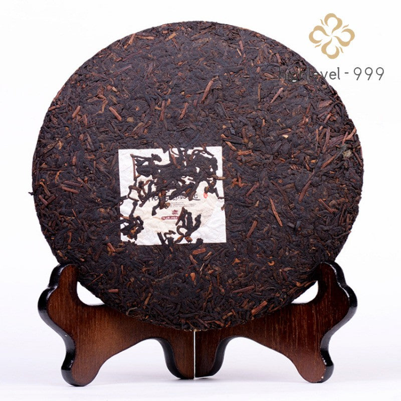357g Ripe Puer Tea Cake Menghai Nuoxiang Aroma Compressed Ripe Puer Tea