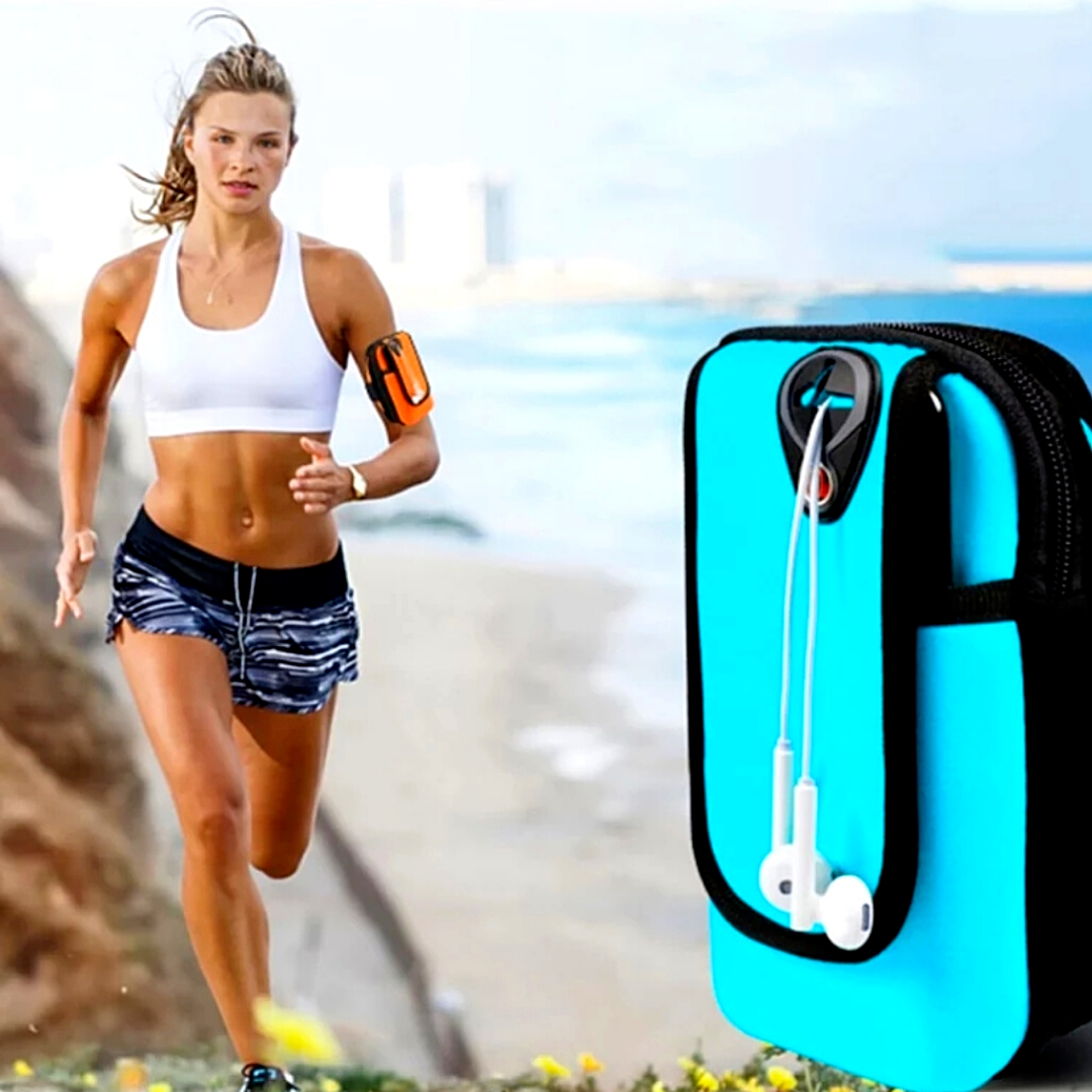 Case Forro Funda para Smart Phone Cell banda para Telefonos de brazo Deportes