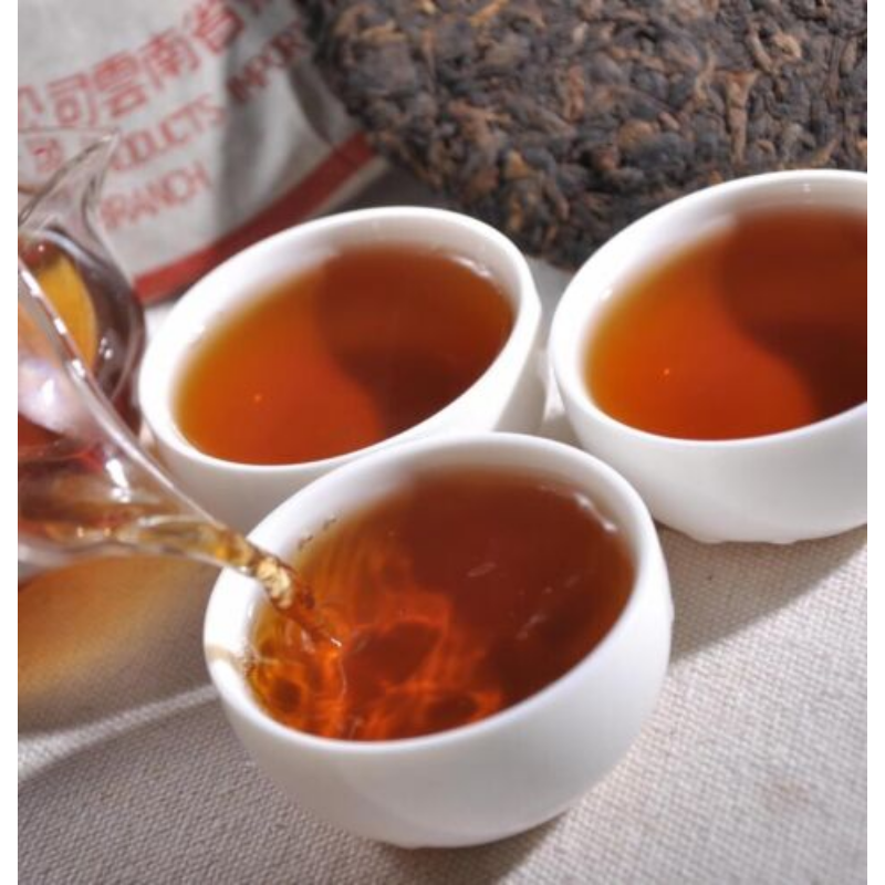 Ripe Cooked Pu'er Puer Puerh Pu-erh Tea Cake Yunnan CNNP Zhongcha 357g