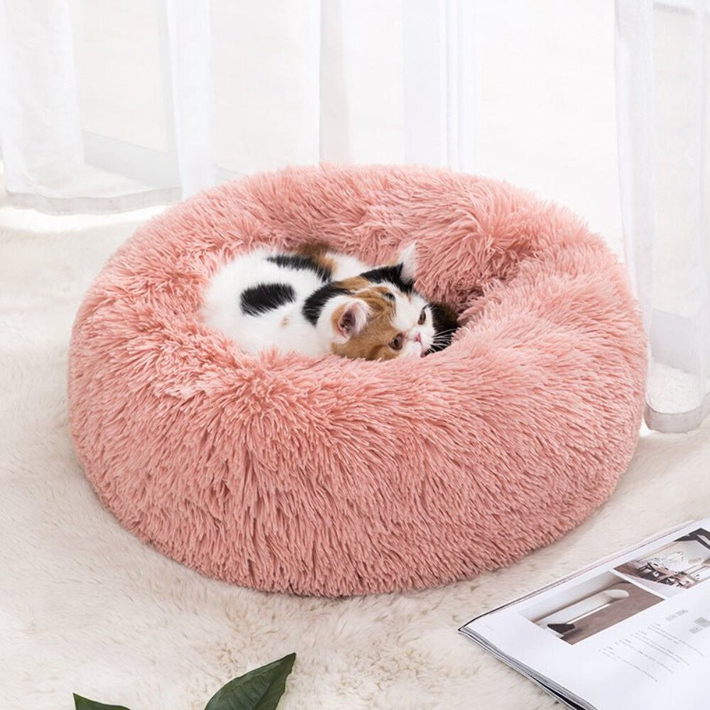 Winter Warm Cat Pet Bed – Soft Nest Cushion