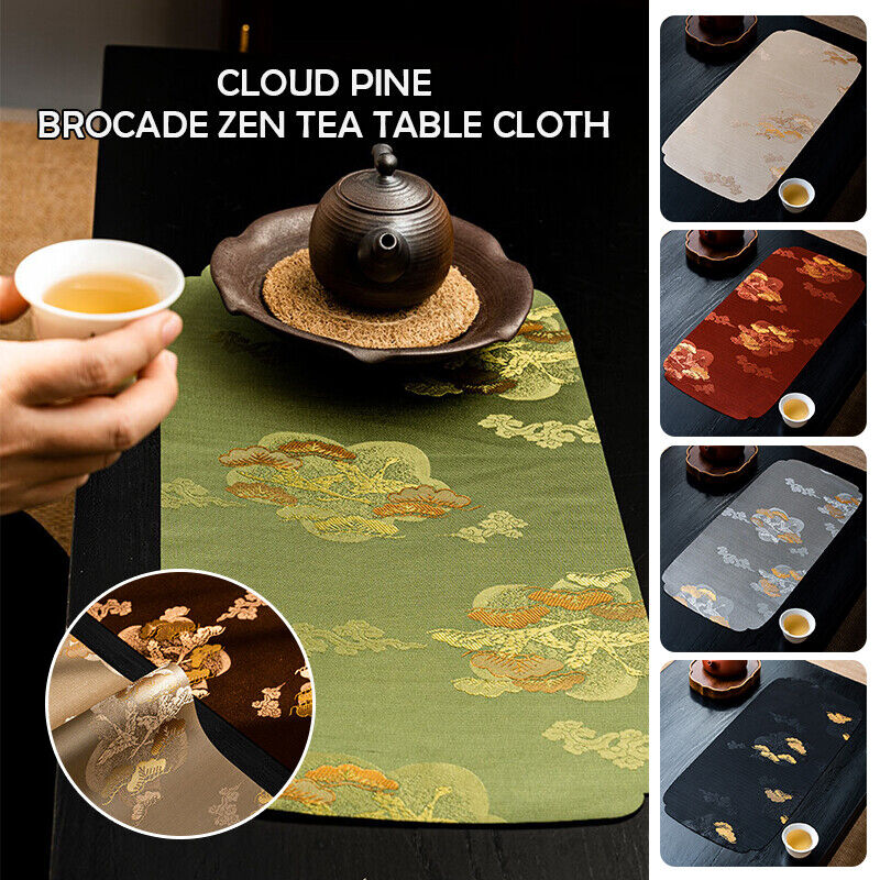 Japanese Tea Mat Waterproof Tea Seats Table Mat Zen Tea Tablecloth Table Flag