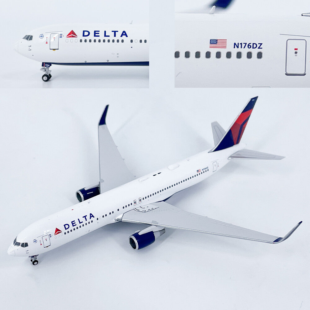 1:400 PandaModel DELTA B767-300 N171DZ Passenger Airplane Diecast Model