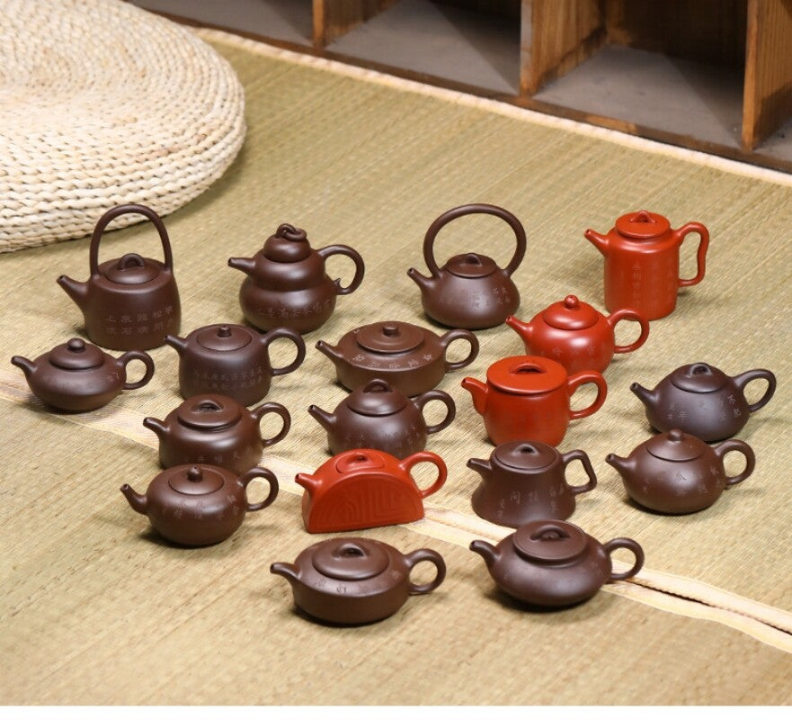 18 Tea Pots True Yixing Zisha Tea Pot Wholesales Full Handmade Marked Master Pot