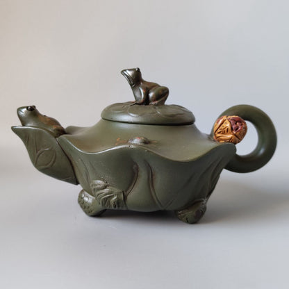 Chinese Yixing Purple Clay Teapot Tea Set Pot Zisha Ceramic Cute Decor Figurine