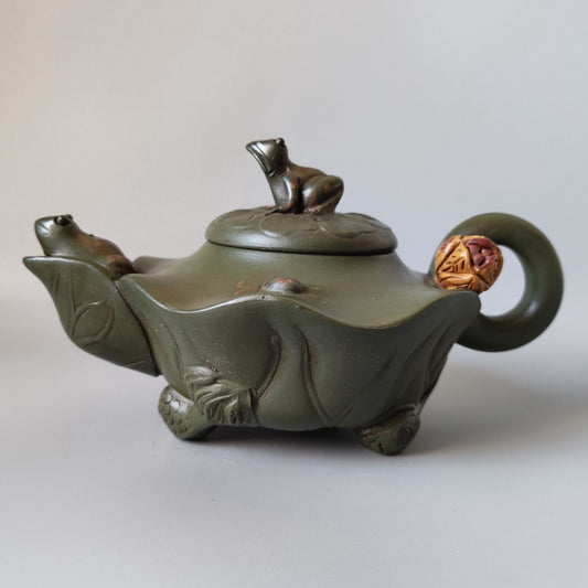 Chinese Yixing Purple Clay Teapot Tea Set Pot Zisha Ceramic Cute Decor Figurine