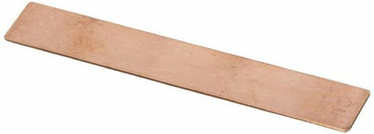 American Educational Flat Copper Electrodes, 5" Length x 3/4" Width