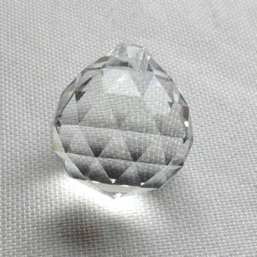 50PCS Clear Crystal Glass Chandelier Light Ball Lamp Prisms Drop Pendant 20MM ……
