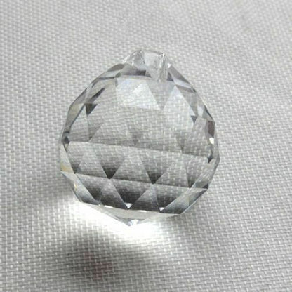 50PCS Clear Crystal Glass Chandelier Light Ball Lamp Prisms Drop Pendant 20MM ……