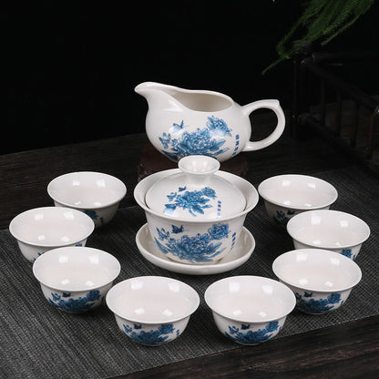 Drinkware Chinese Kung Fu Tea Set Purple Clay Ceramic Binglie Tea Pot & Tea Cup