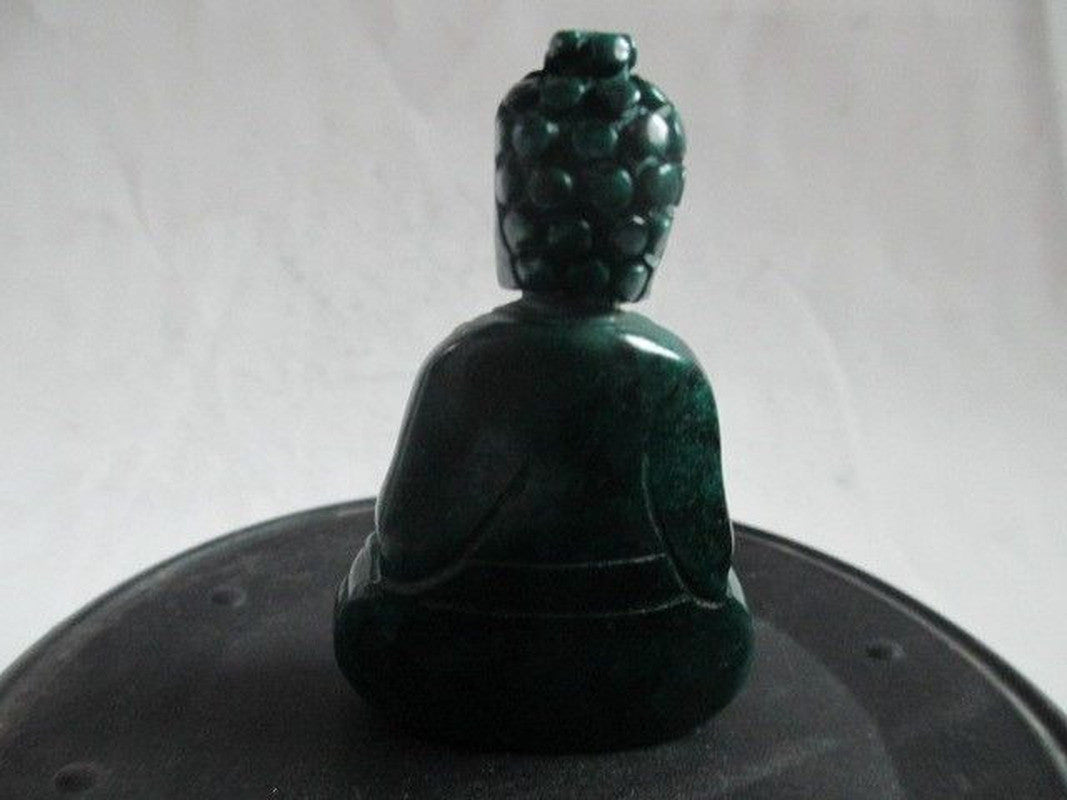 Manual Sculpture Old Jade In Ancient Buddha Statue Home Decor Collected