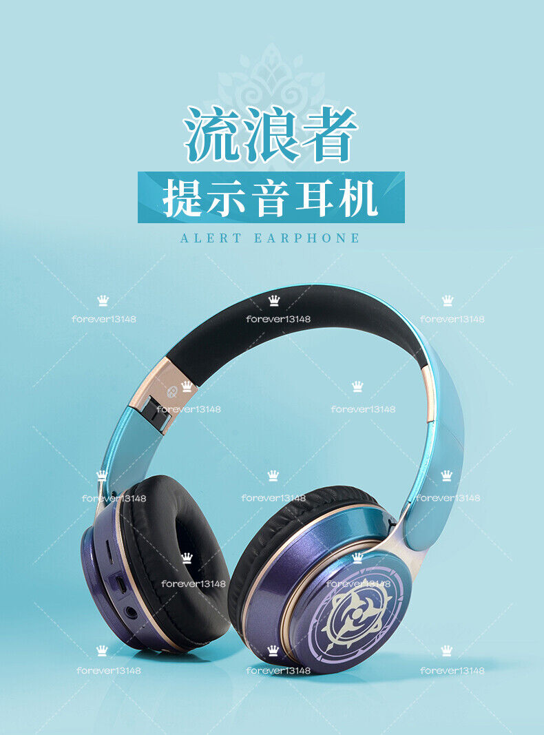 Genshin Impact Wanderer Balladeer Cosplay Wireless Bluetooth Headset Foldable