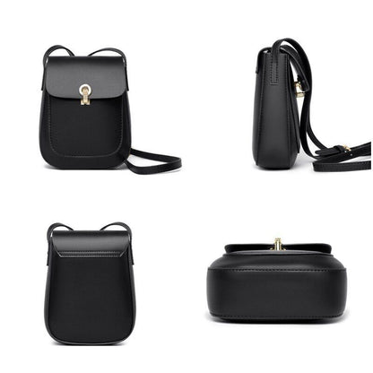 Genuine Leather Shoulder Bags Mini Crossbody Bag Fashion Cowhide Purses Square