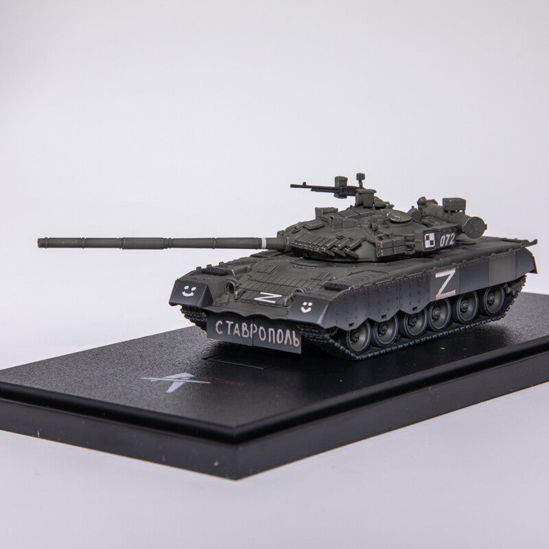 1:72 Scale ARTISAN T-80BV Main Battle Tanks Plastic Diecast Military Armor Model