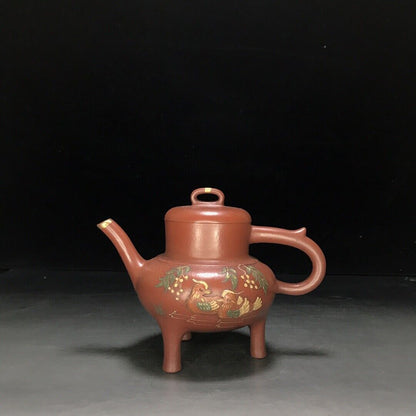 vintage chinese yixing purple clay teapot zisha ceremony fashion gift teaware