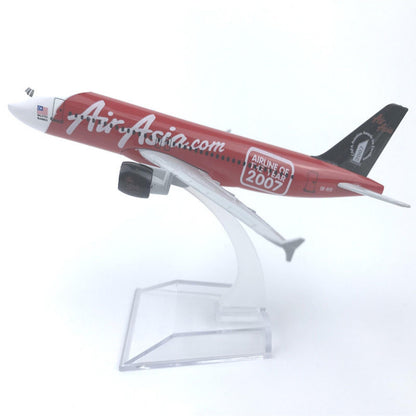 1:400 15cm Aircraft Asia 2007 A320 Best Alloy Plane Model Airplane Display Gift