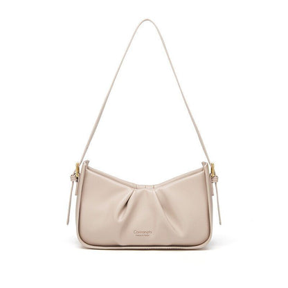 Split Synthetic Leather Bag Underarm Shoulder Crossbody Bags Cowhide Bags Purse