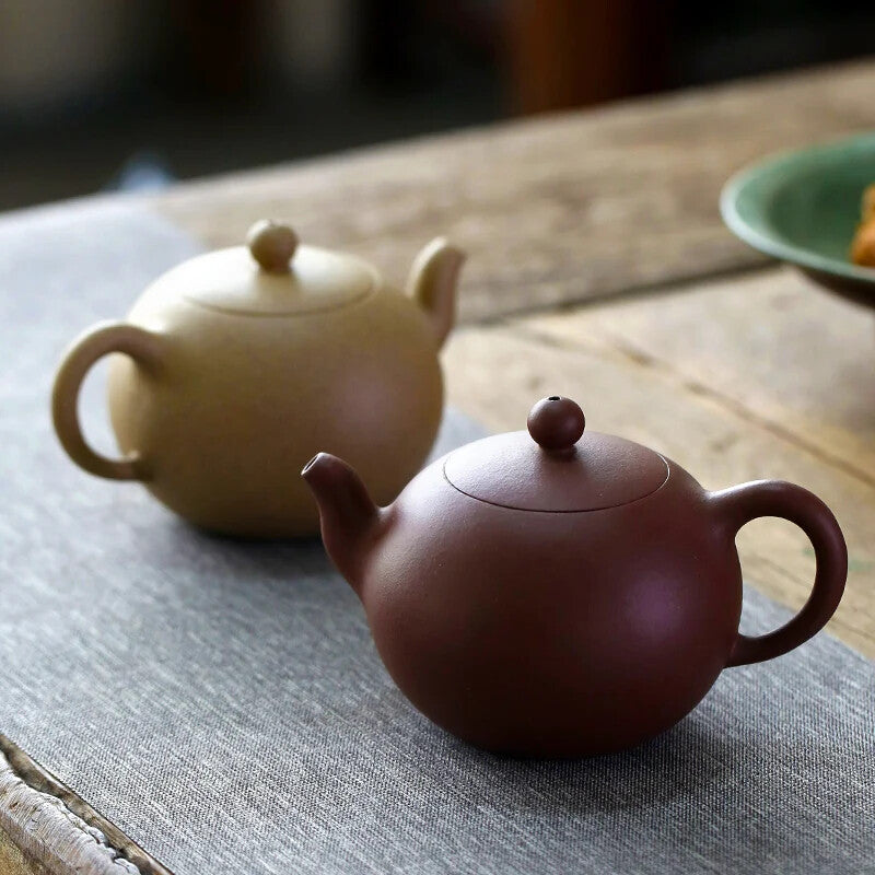 Yixing Zisha raw ore pure famous tea set Teapot cup pot duanni one bead 230ml