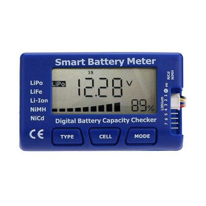 Digital Battery Capacity Checker Smart Battery Meter For LiPo Li-ion Life NiMH