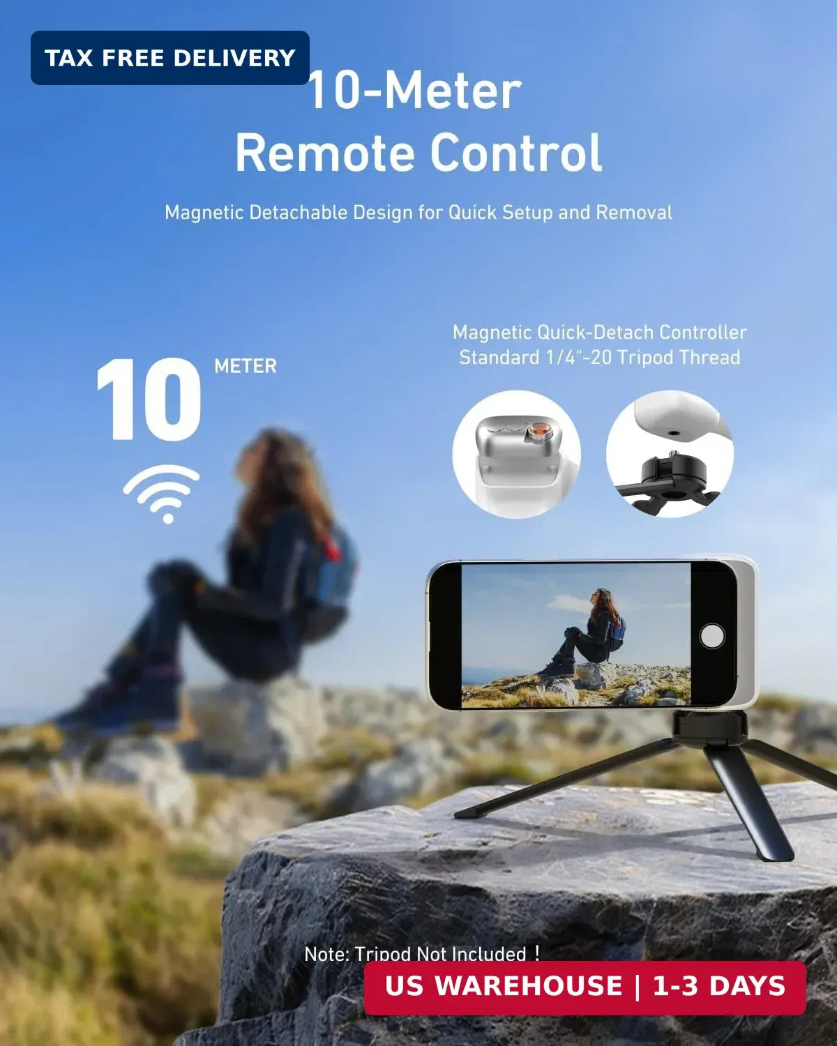 TELESIN Creator Kit - Fun Shot Magnetic Phone Camera Grip + C03 Magnetic Selfie