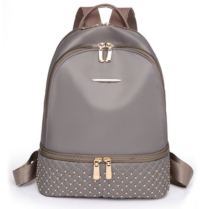 Retro Backpack Oxford Anti Theft Multi Pockets Shoulder School Bags 26*12*32 CM
