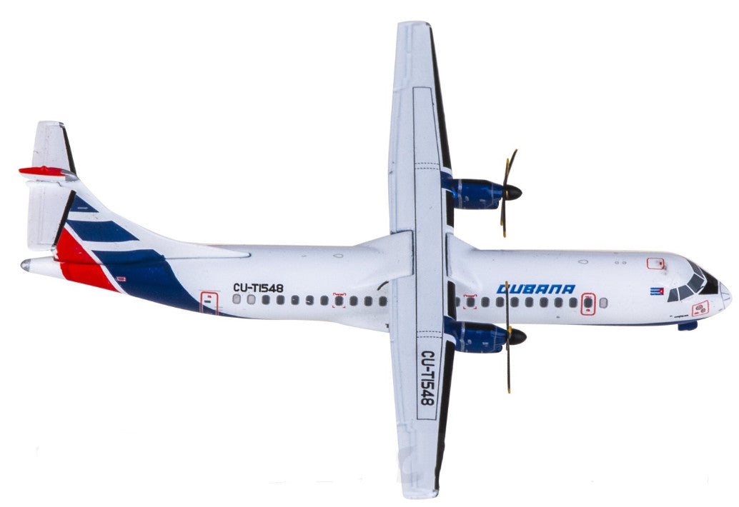 1:400 Geminijets Cubana ATR-72-200 CU-T1548 Passenger Airplane Diecast Model