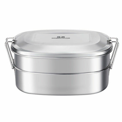 Lunch Container Stainless Steel Food Snack Storage Boxes Eco-friendly Rectangle