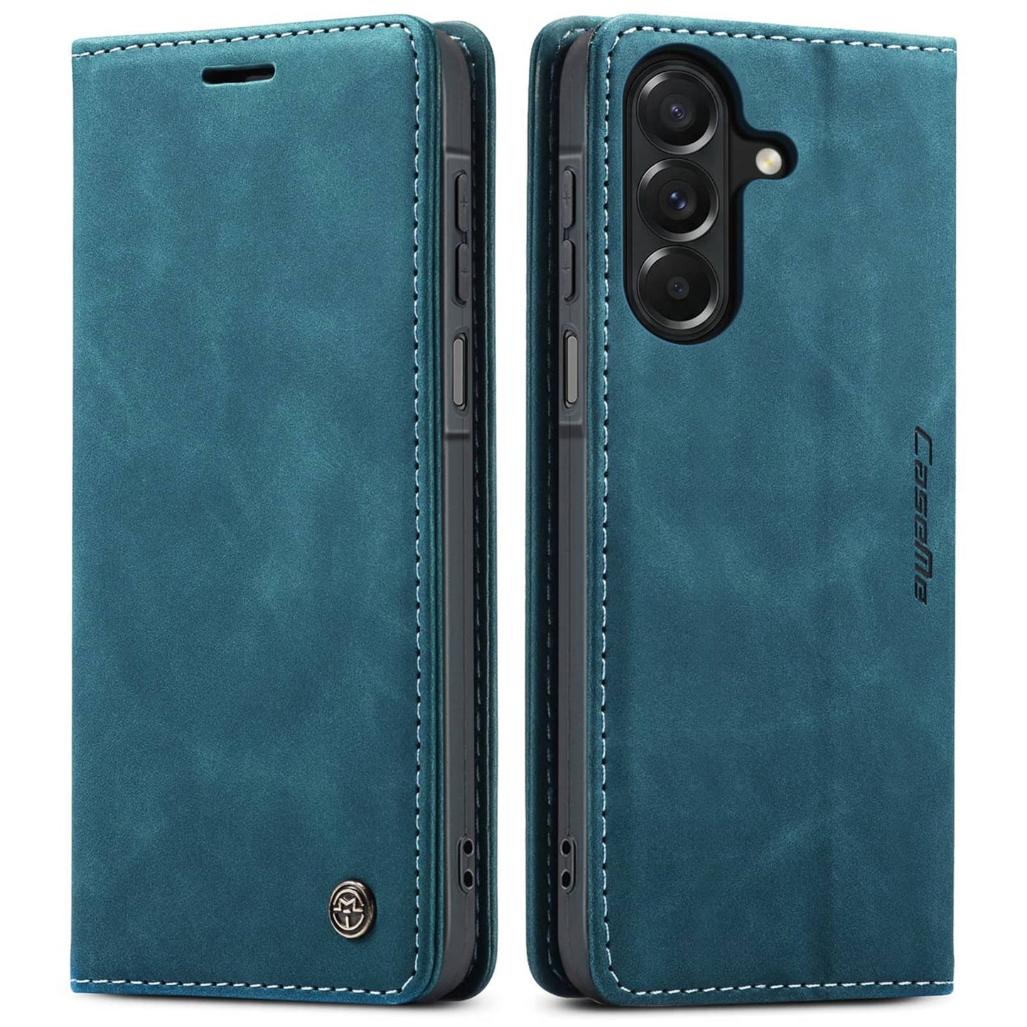 Flip Wallet Case for Samsung Galaxy A27, Magnetic Folio Cover with Card Holder