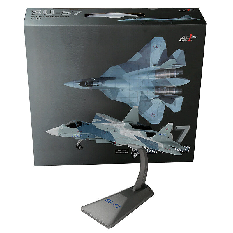 1/72 Russian Air Force SU-57 Stealth Fighter Alloy Aircraft Model Collection