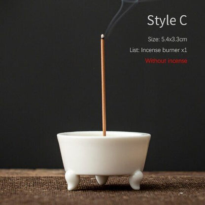 Ceramic Stick Incense Burner Holder