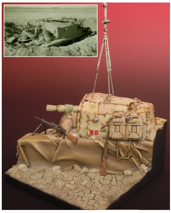 1:35 resin figure model Turret model Unassembled Unpainted