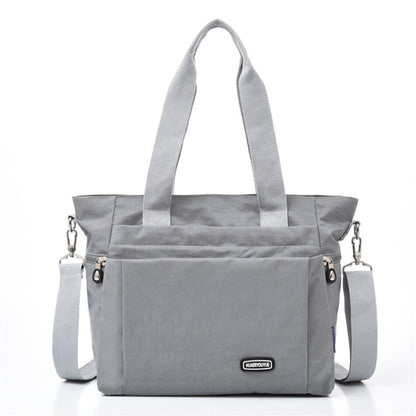 Fall Large Capacity Travel Shoulder Bag Canvas Casual Tote Purse Handbag Nylon