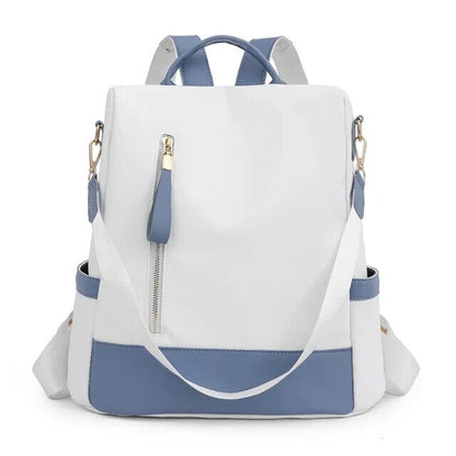 Women's Backpack Back Zipper Girls Schoolbag Travel Single Shoulder Backpack