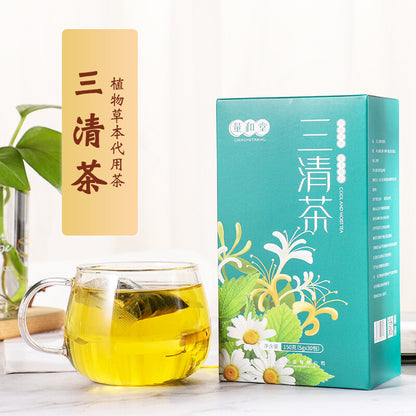 Chrysanthemum Mint Herbal Tea Bags Refreshing Floral Drink for Wellness 150g