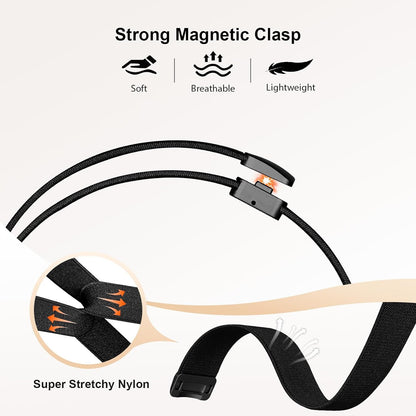 Stretchy Band with Magnetic Clasp Compatible for Apple Watch Bands Women Men 38M