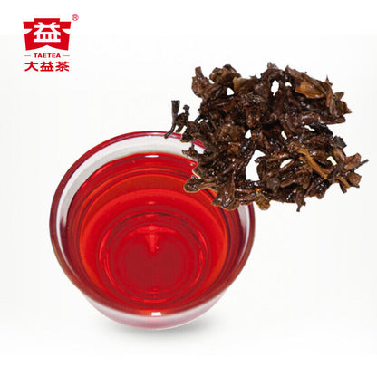 2018 TAETEA Dayi Ripe Puerh Tea 7262 Menghai Yunnan Pu'er Aged Black Tea 357g