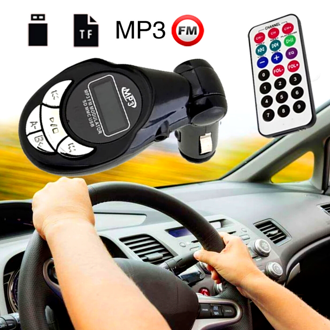 Universal Cargador FM Transmisor Para Carro Reproductor Con Bluetooth MP3 USB